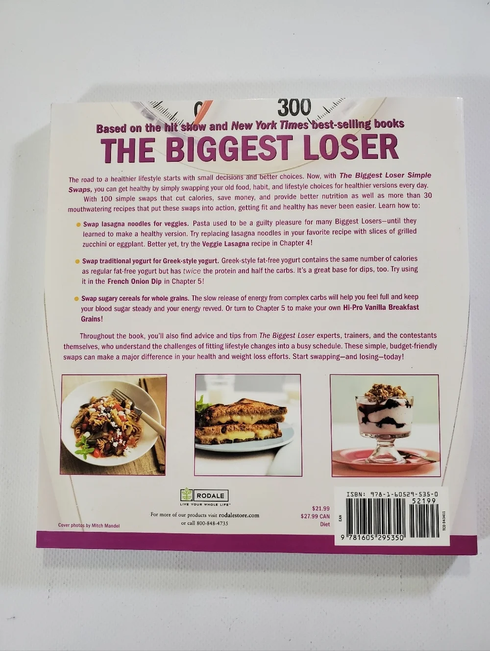 🟢 The Biggest Loser Simple Swaps: 100 Easy Healthy Changes Book